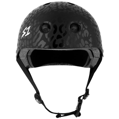 Casque S One Black on Black Leopard Matte