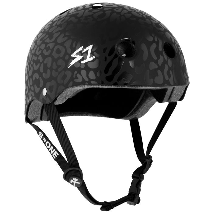 Casque S One Black on Black Leopard Matte