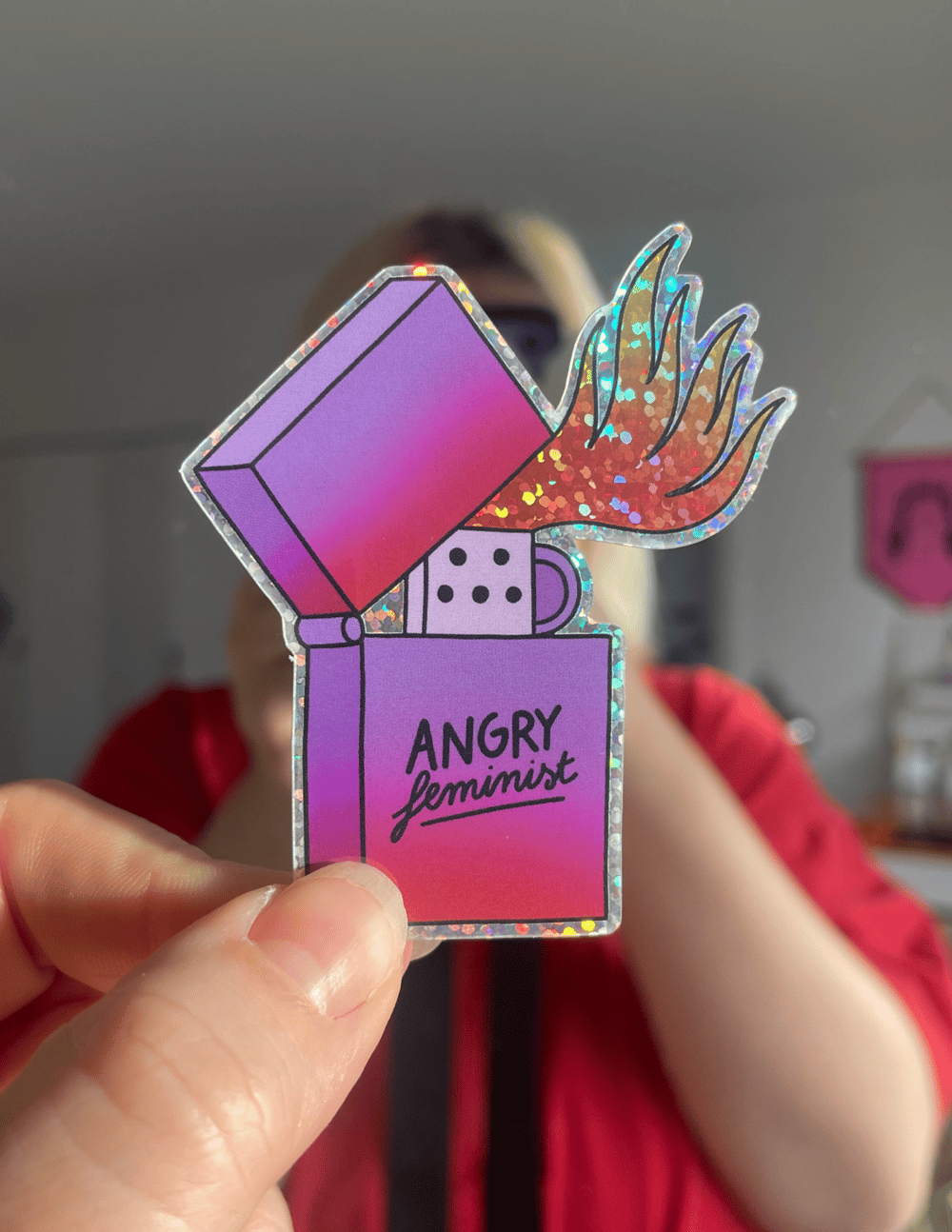 Stickers About Evie - angry feminist