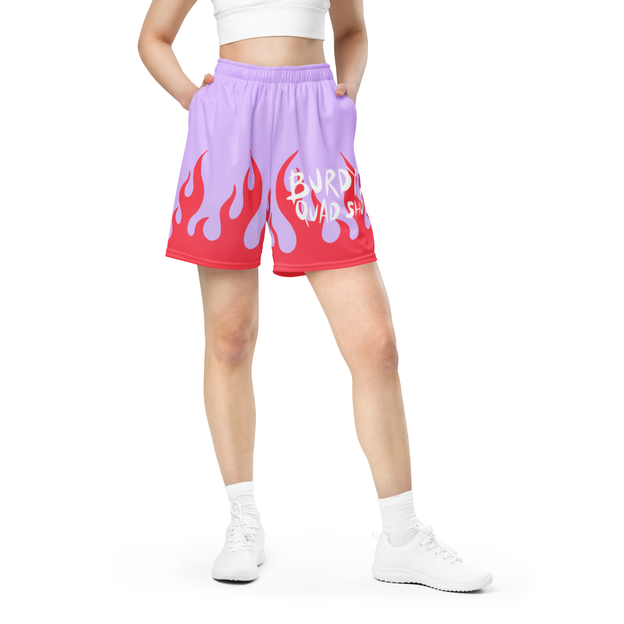 Short en mesh Flammes Burdy - PRECOMMANDE