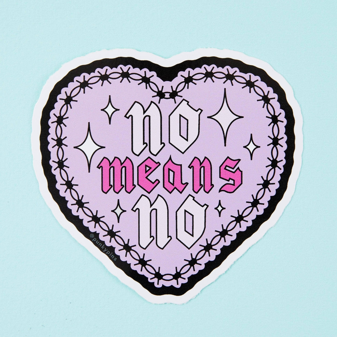 Stickers "No means no"