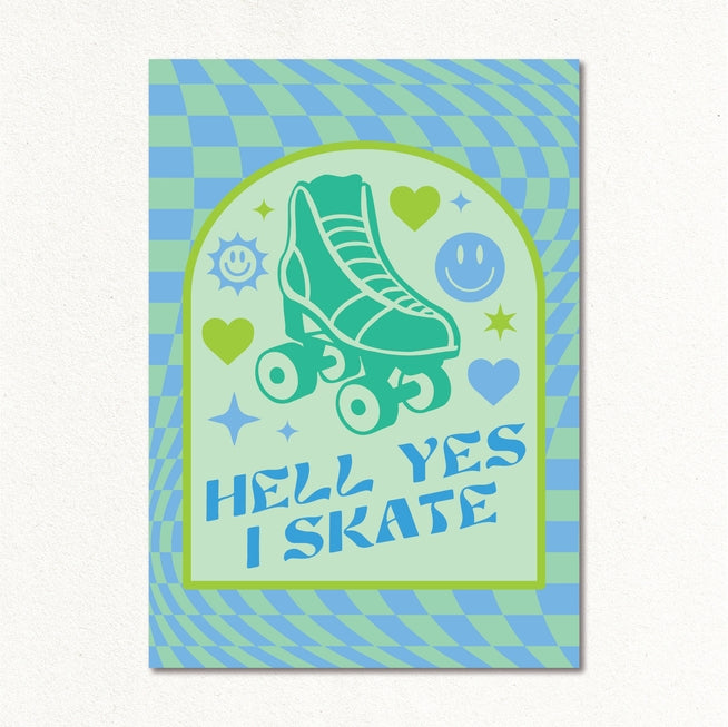 Print "Hell Yes" by Create and skate