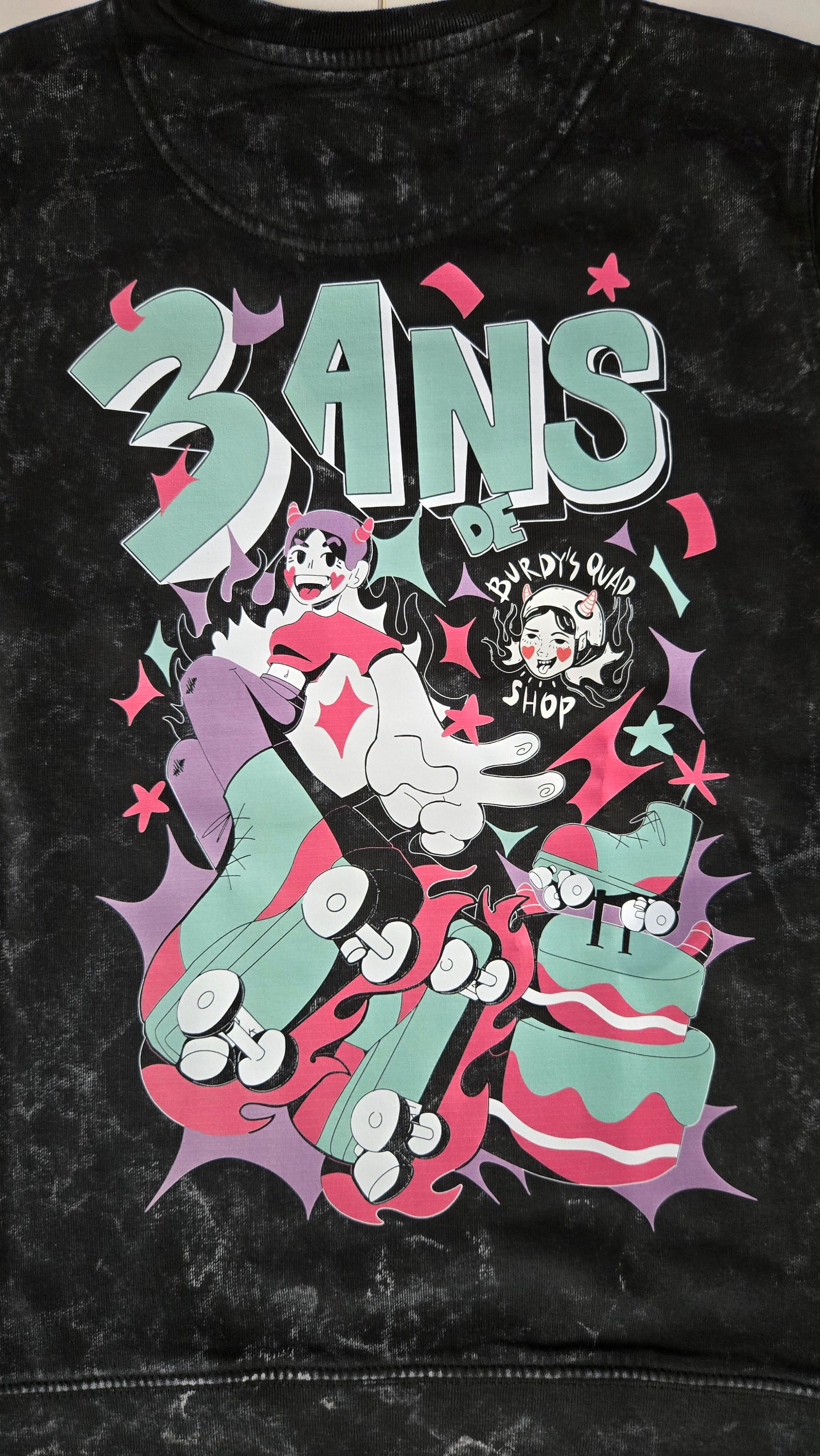 Sweatshirt "3 ans de Burdy"