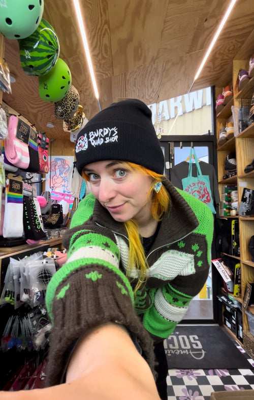 Embroidered Burdy beanie
