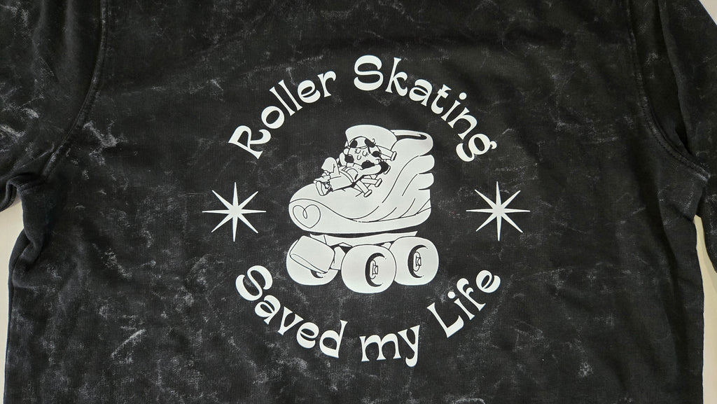 Sweatshirt "Roller Skating Saved My Life"