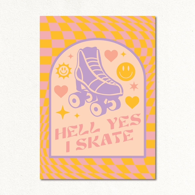 Print "Hell Yes" by Create and skate