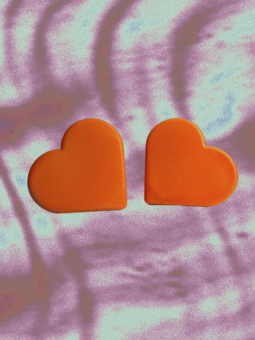 Grindstone heart-shaped stamps