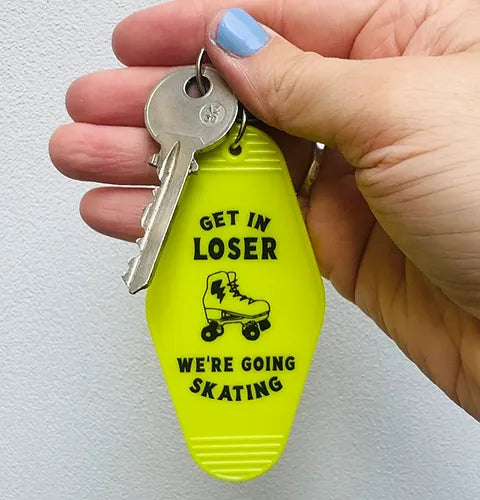 Porte Clés transparent "Let's go skating" by Create&Skate