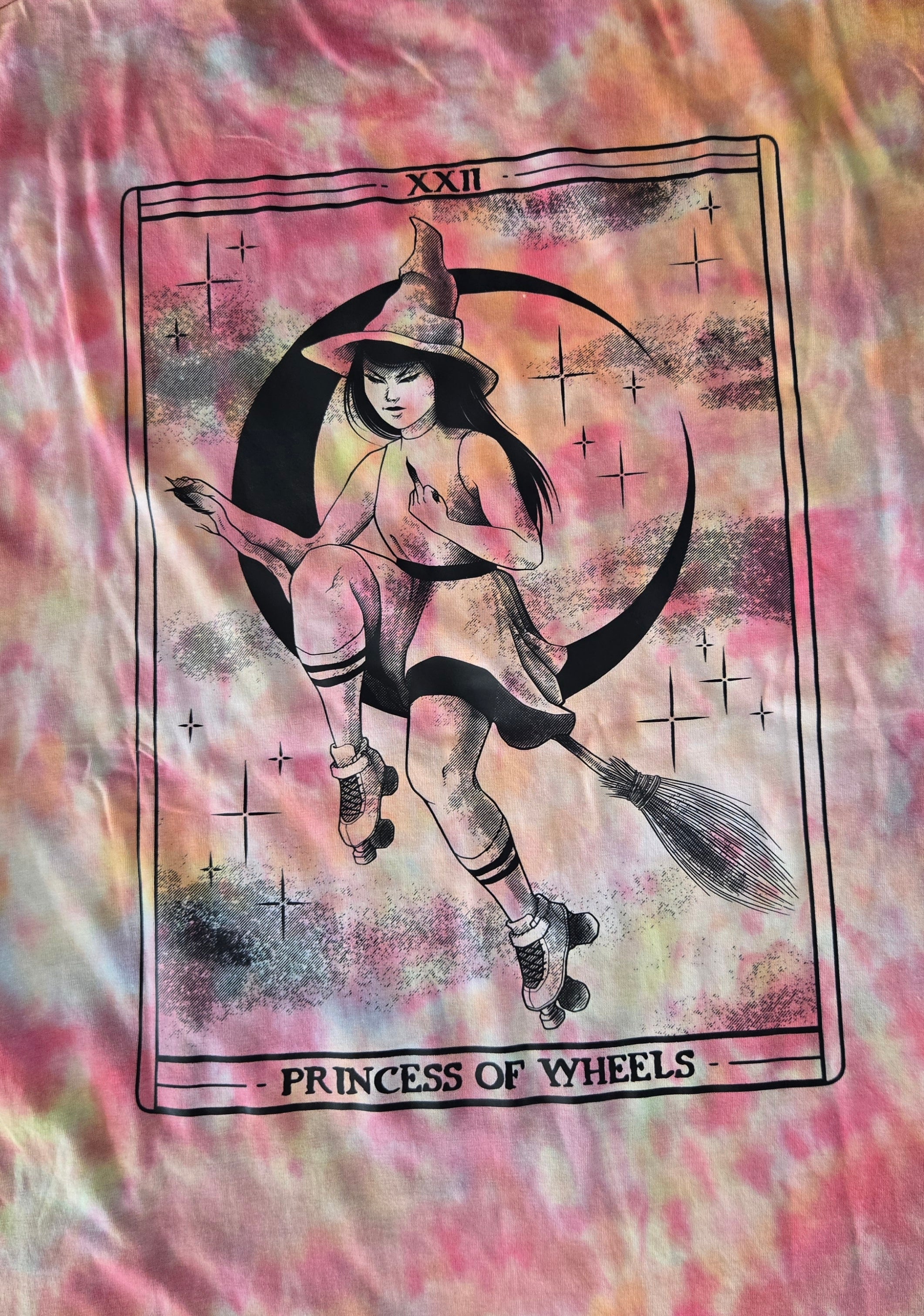 Teeshirt tie&dye “princess of wheels”