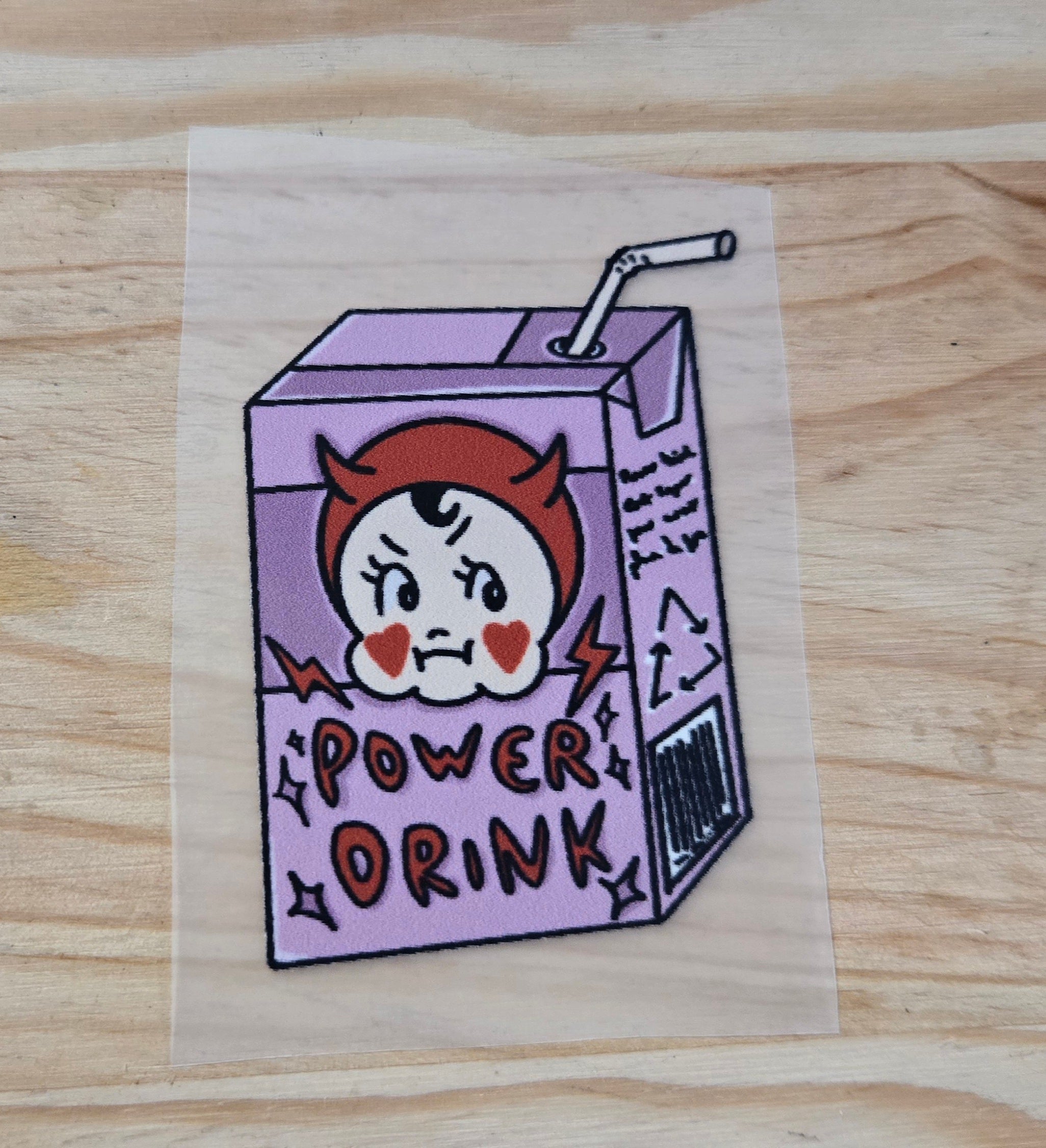 Transfert à appliquer "Power Drink"