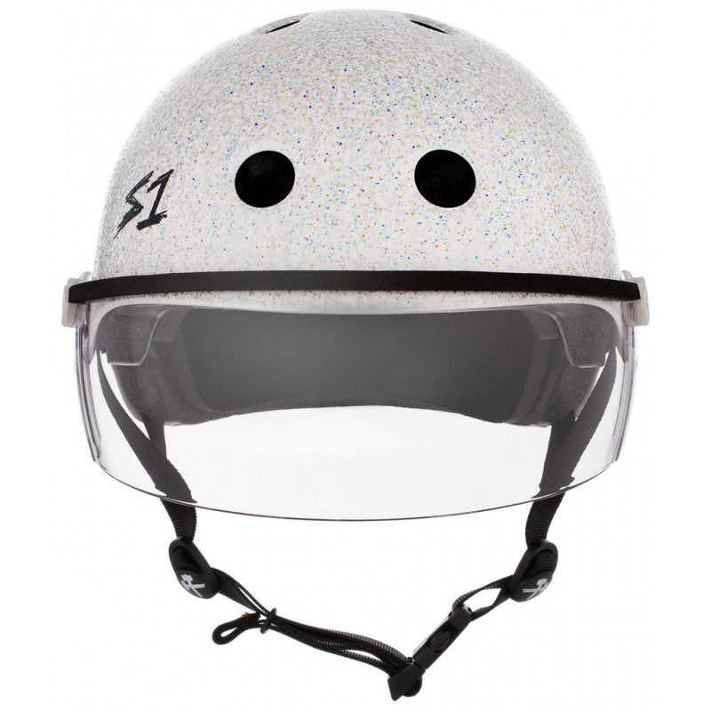 Casque S1 Lifer Visiere White Gloss Glitter