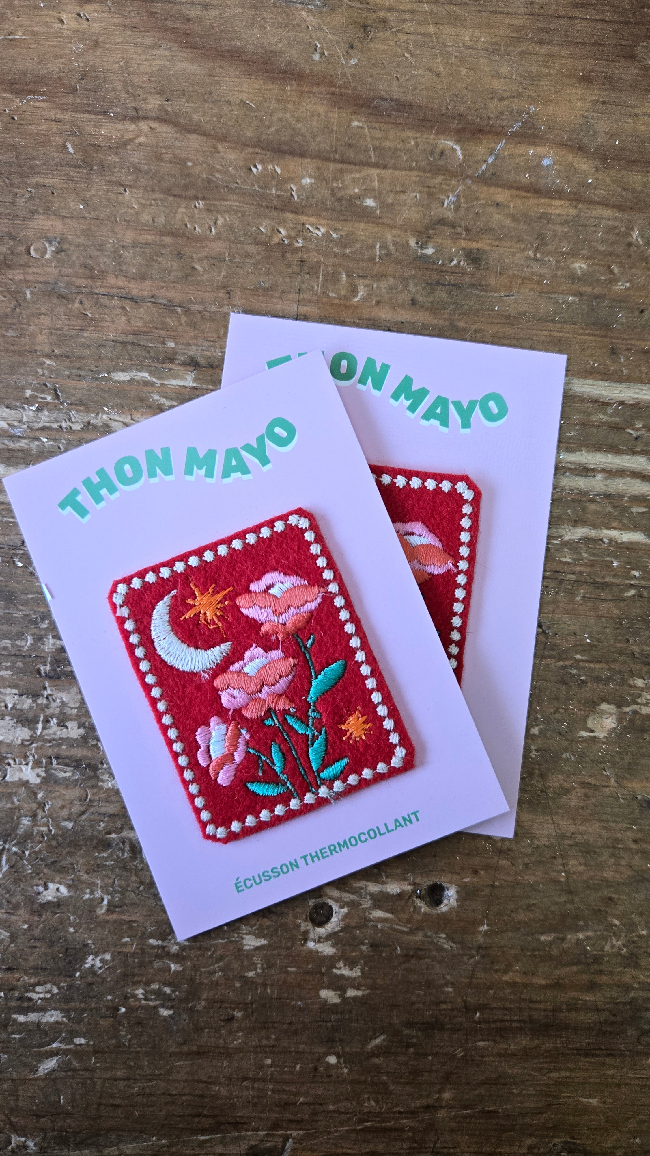 Ecusson Cycle des fleurs