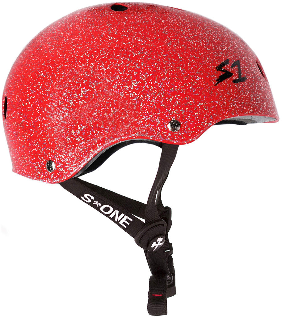 Casque Red Glitter