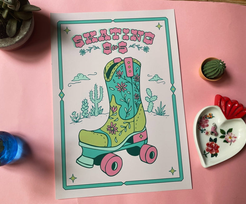 Print "Skating 9 to 5" by Create and skate