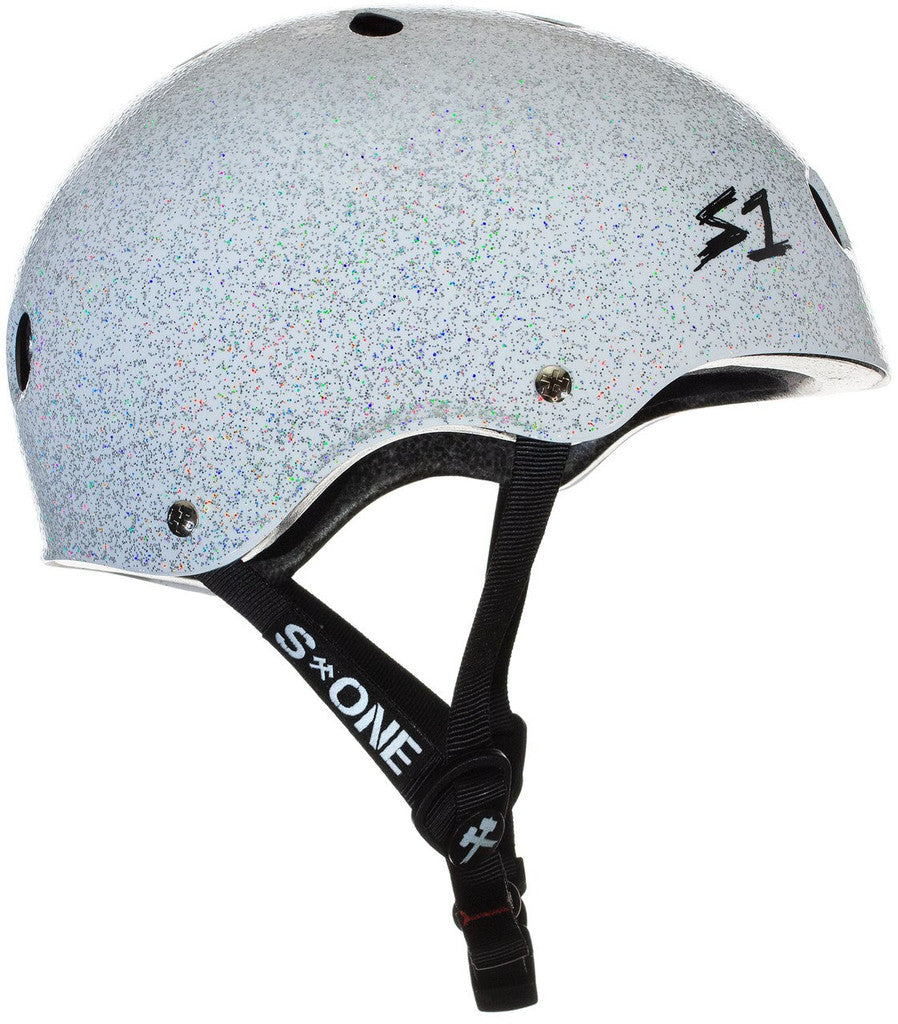Casque White Gloss Glitter