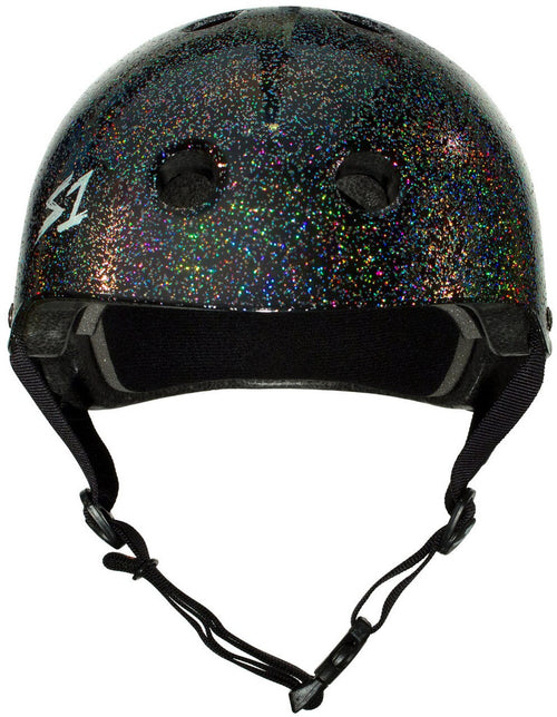 Black Gloss Glitter Helmet