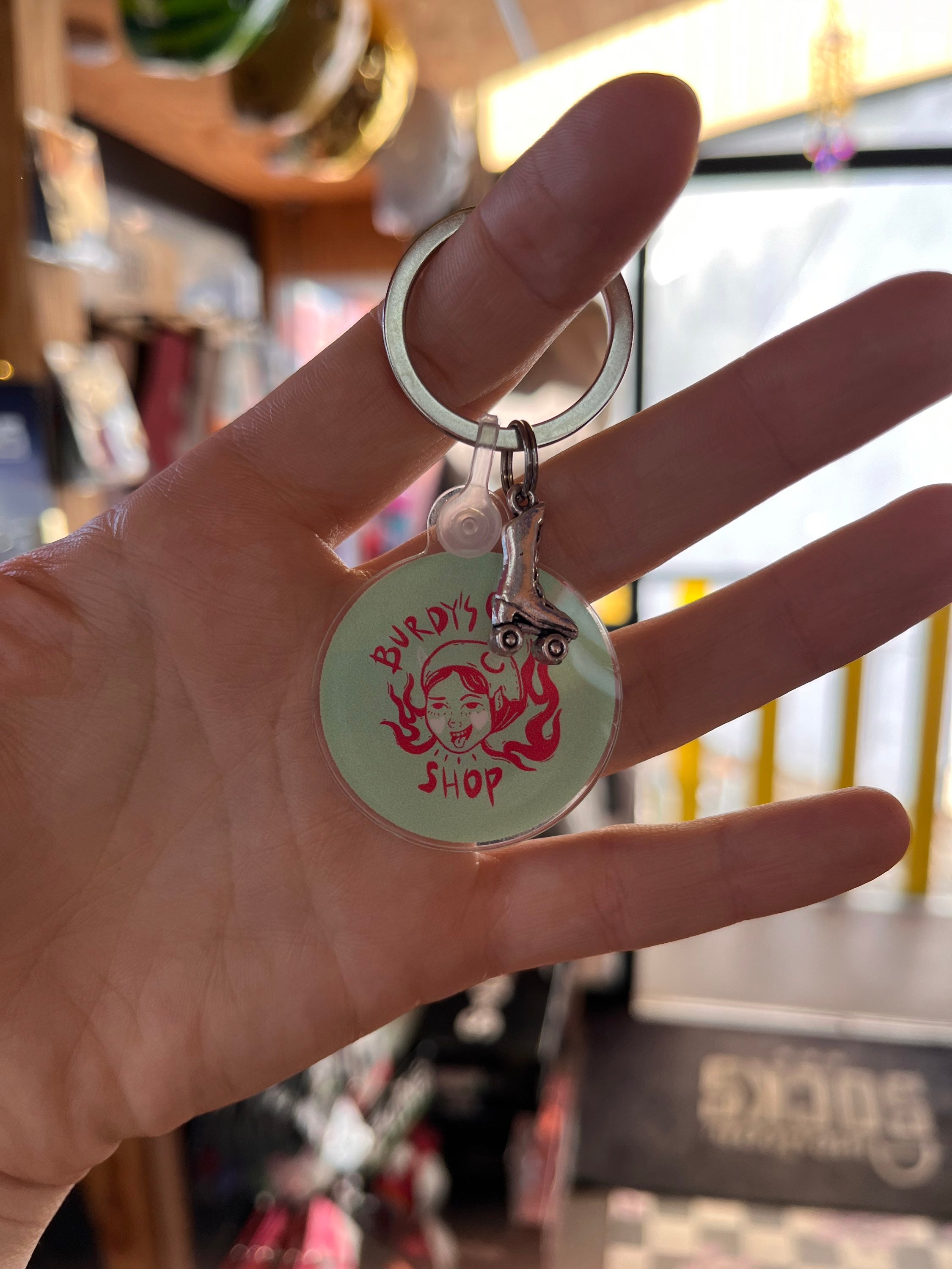 Porte clé Burdy’s quad shop