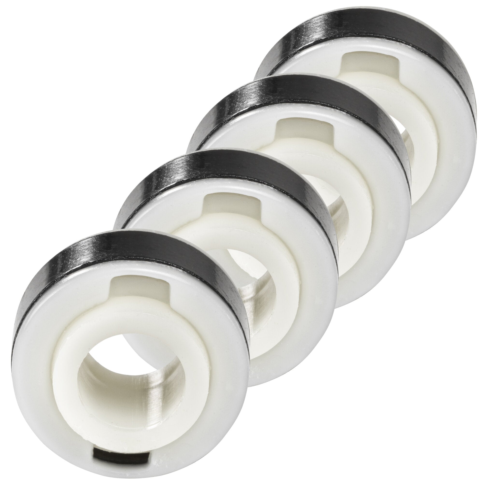 Magnetic spacers for light-up wheels