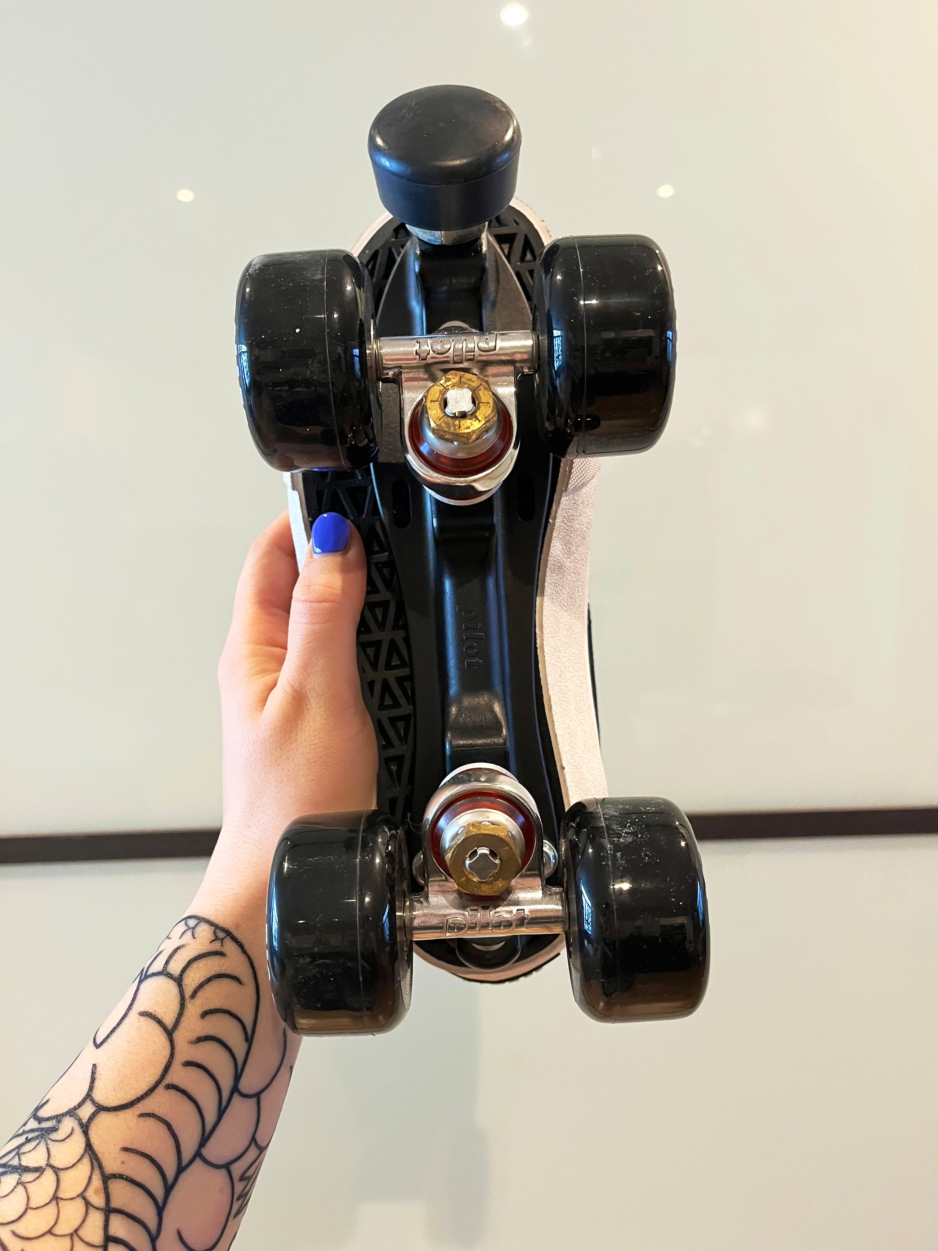 Patins complet sur baskets montantes Straye