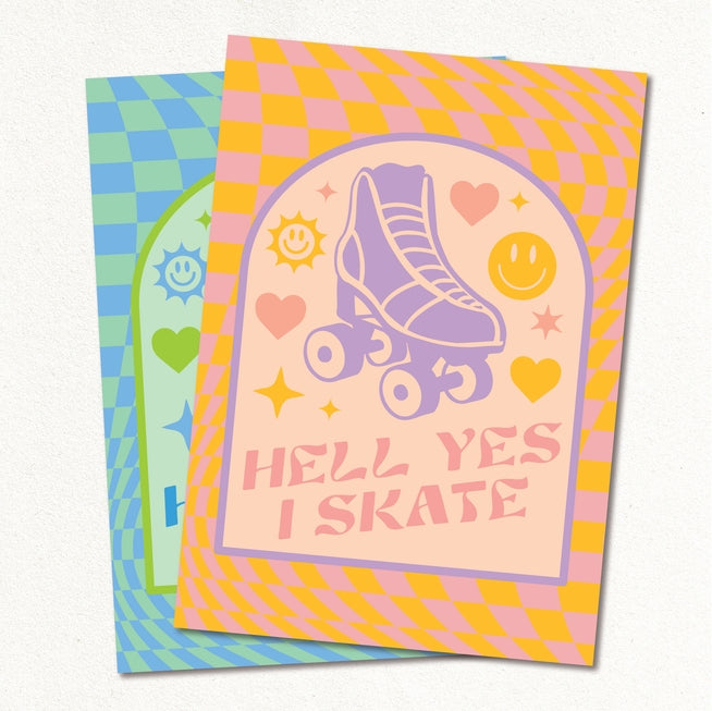 Print "Hell Yes" by Create and skate