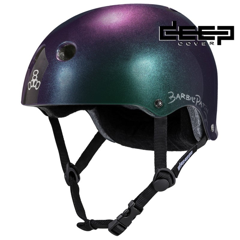 Casque Triple Eight x Barbie Patin - DEEP Cover