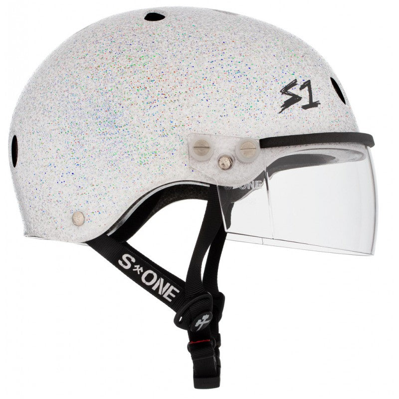 Casque S1 Lifer Visiere White Gloss Glitter