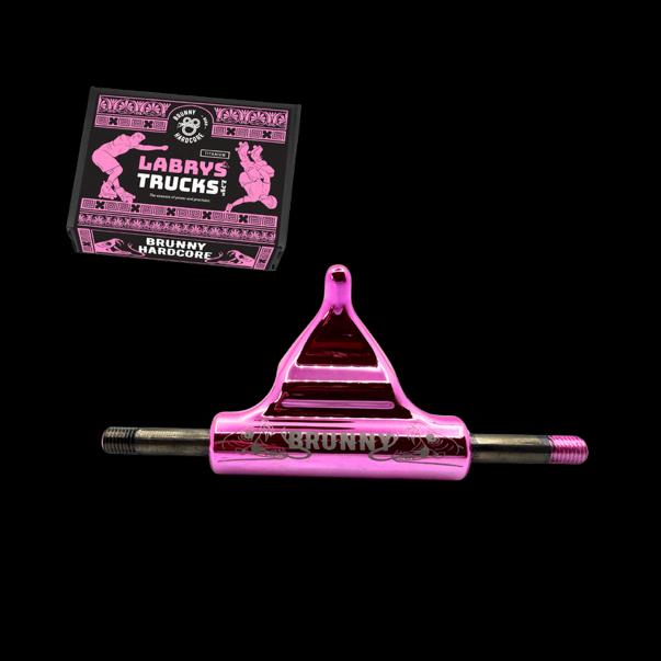 PRECOMMANDE Trucks larges Titane Rose ou Vert - Brunny Hardcore