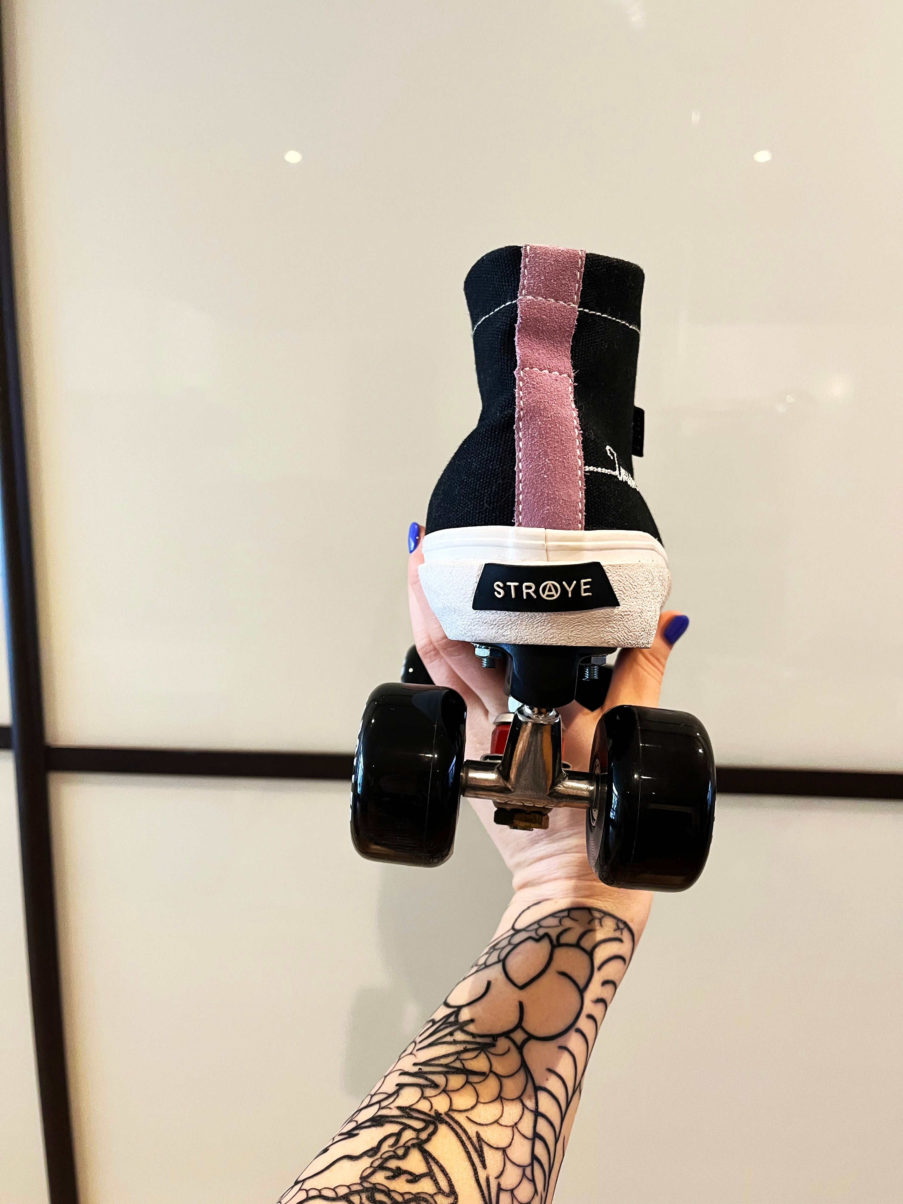 Patins complet sur baskets montantes Straye