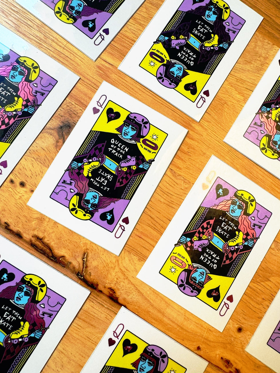 Stickers "Queen of Wheels" by Create and skate