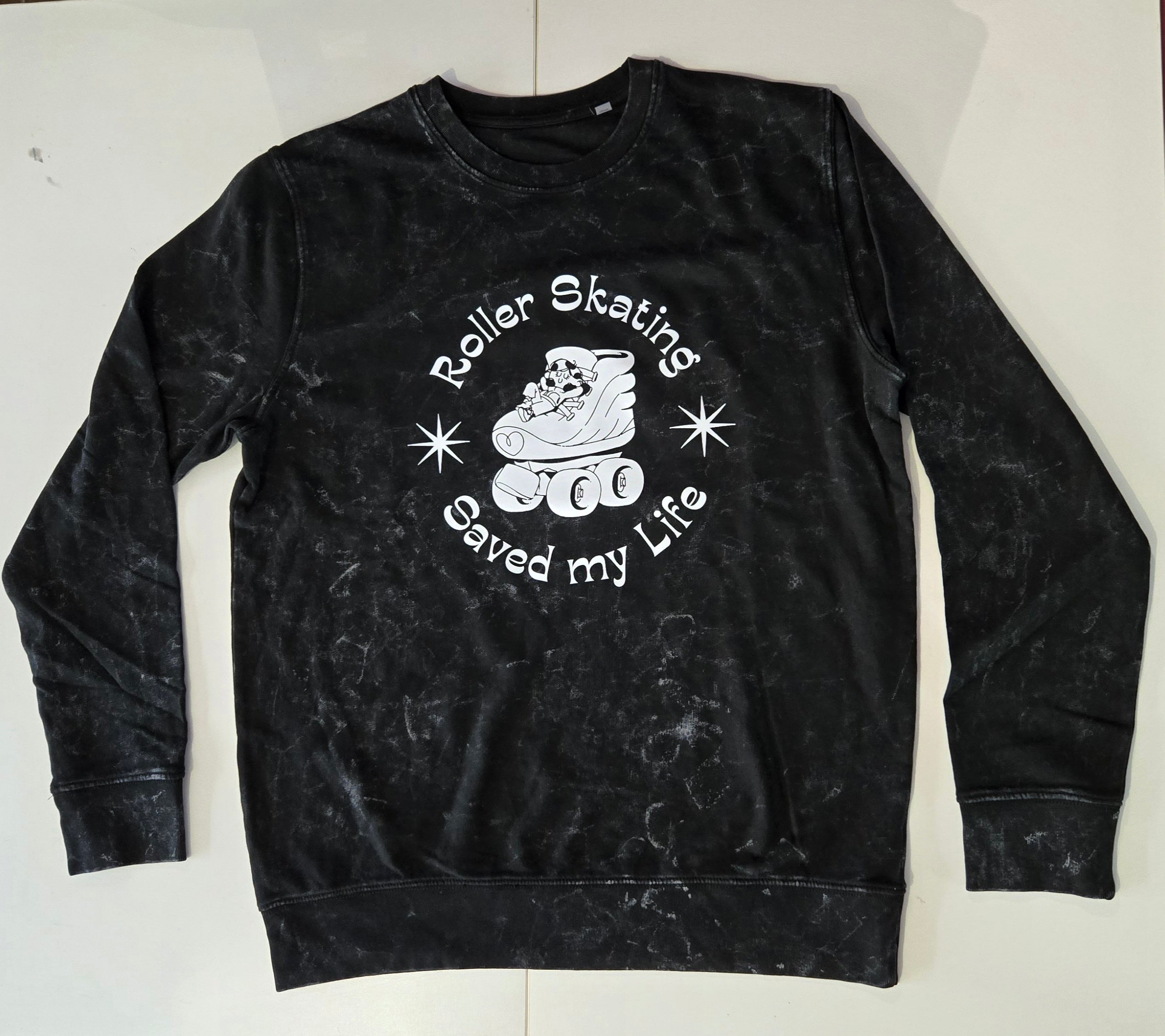 Sweatshirt "Roller Skating Saved My Life"