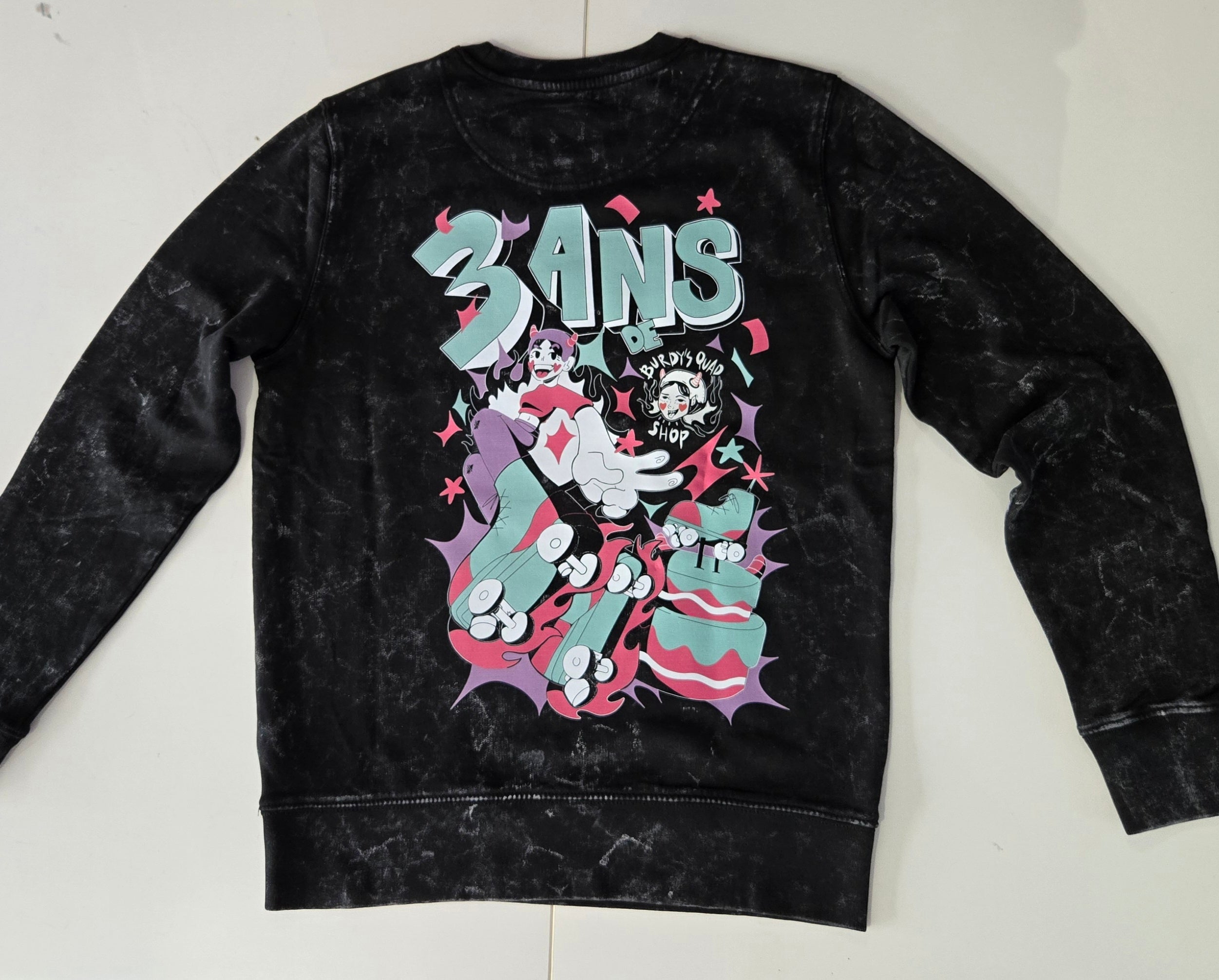 Sweatshirt "3 ans de Burdy"