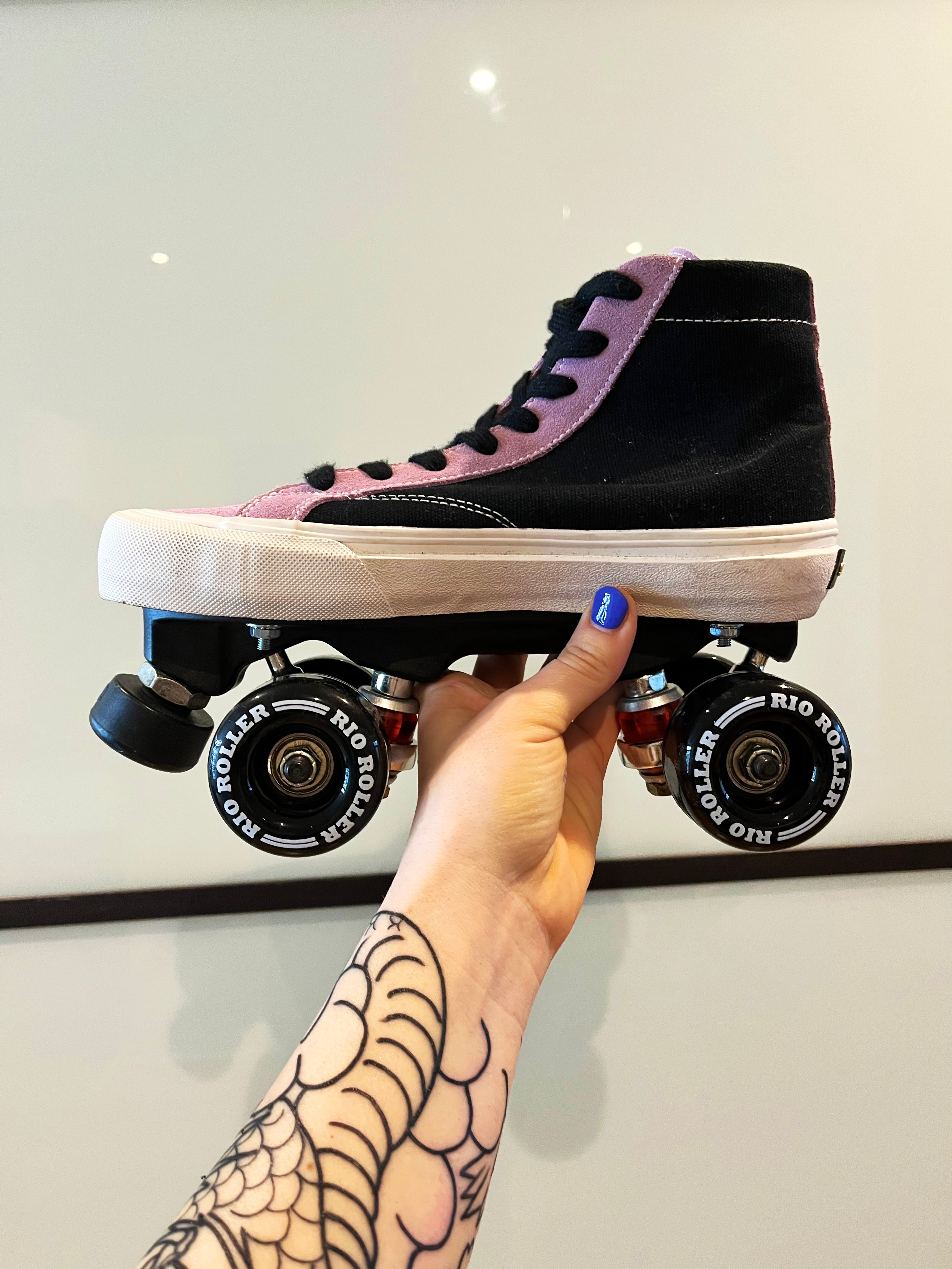 Patins complet sur baskets montantes Straye