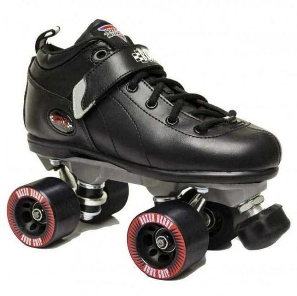 Sure-Grip Boxer Rollerskate Black