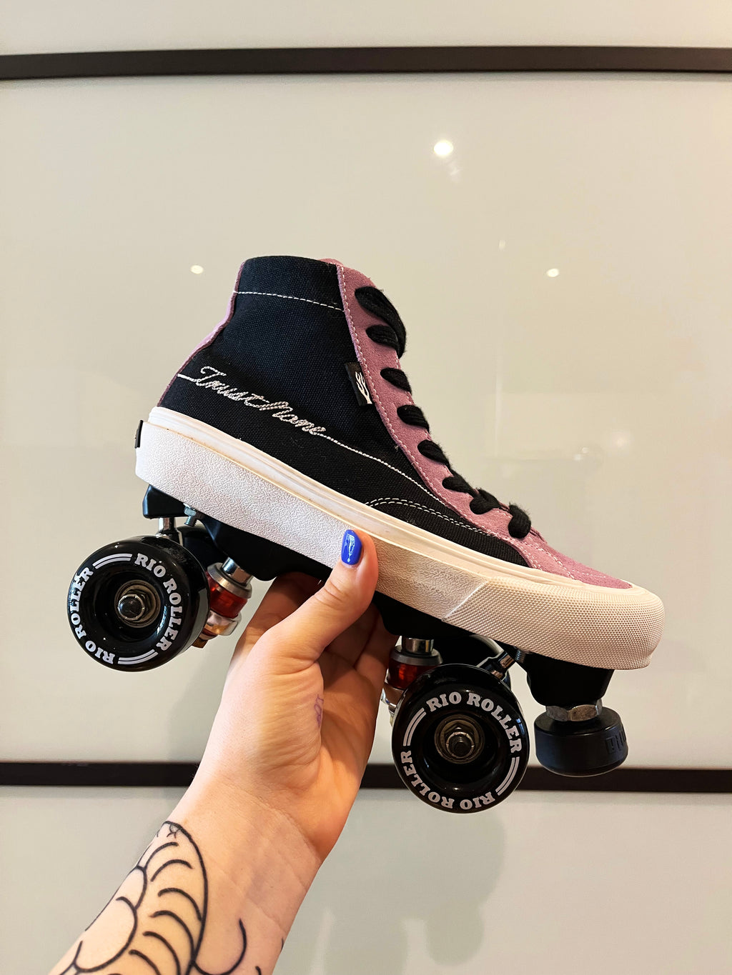 Patins complet sur baskets montantes Straye